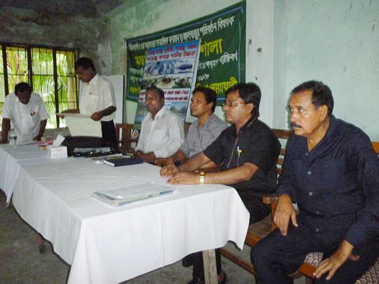 In the picture- Chairman of Begamganj-Sonaimuri Shikkha O Sastha Unnayan Foundation and Principal, Begumganj Technical & Computer Institute Md. Giash Uddin Mithu meets at the seminar organized by the Forest Department in the Charklark region of Noakhali to combat the adverse effects of climate change.